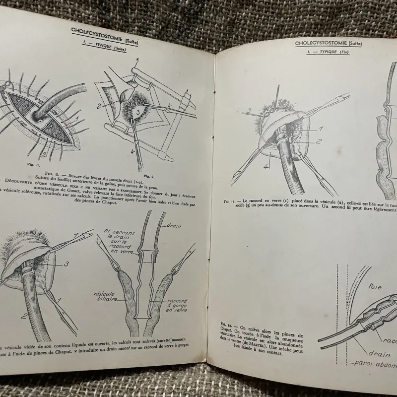 Kthuật phẫu thuật bằng hình ảnh -TECHNIQUE CHIRURGIEALE EN FIGURES G.JEANNENEY& J.MAGENDIE 1006345