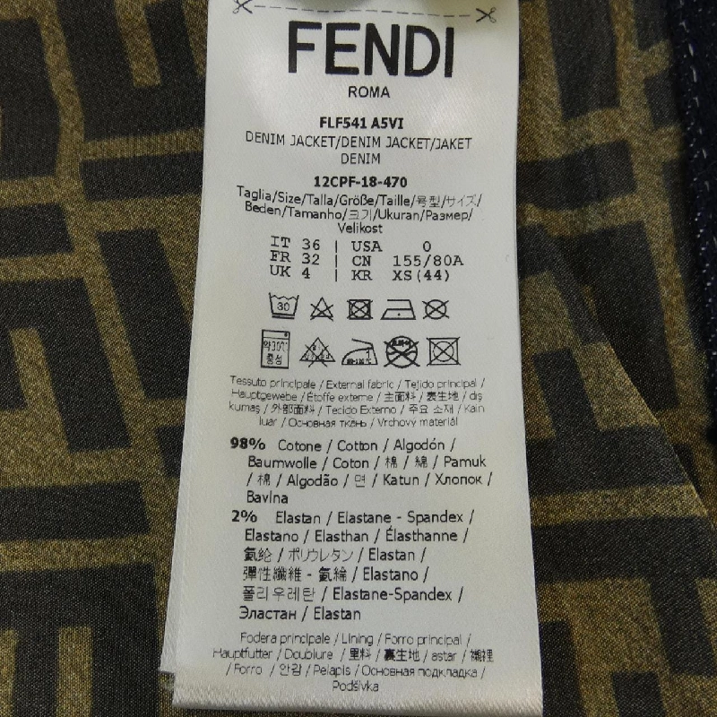 FENDI FLF541 A5VI Áo khoác 628803