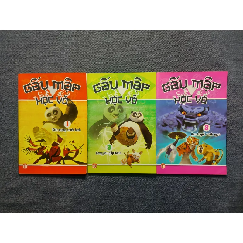 3 CUỐN TRUYỆN TRANH KUNGFU PANDA - GẤU MẬP HỌC VÕ - TẬP 1, 2, 3 931725
