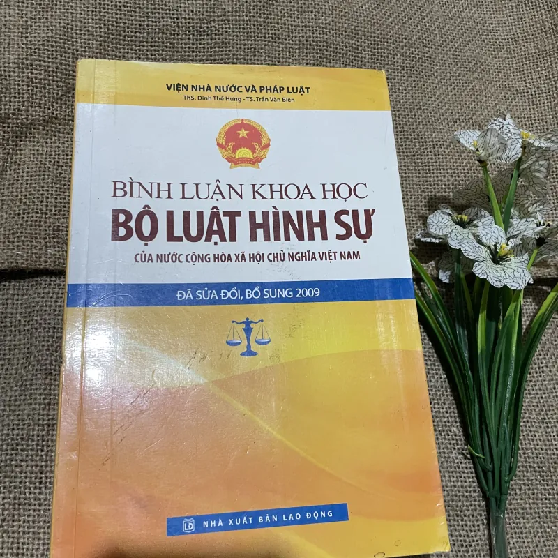ThS. Đinh Thế Hưng - TS. Trần Văn Biên- BÌNH LUẬN KHOA HỌC BỘ LUẬT HÌNH SỰ NĂM 1999  797720