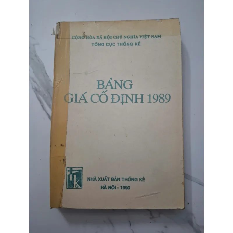 Bảng giá cố định 1989 - Tổng cục Thống kê - Kinh tế / Thống kê 931825
