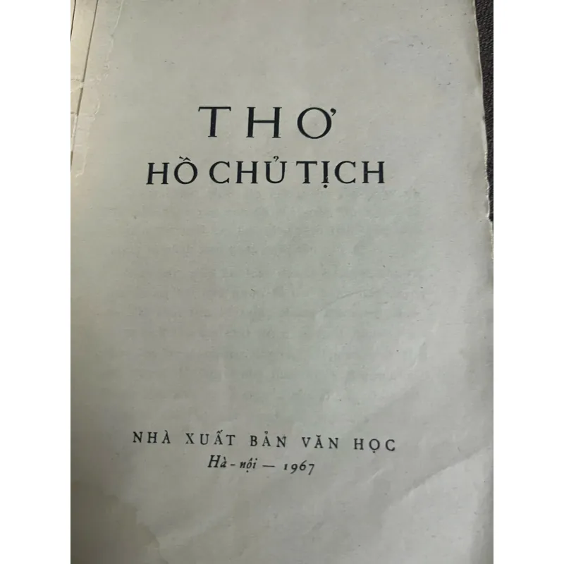 Thơ — Hồ Chủ Tịch 1021411