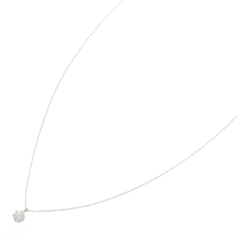 Dây chuyền kim cương Solitaire PT900/K18WG 0.224CT - Hàng hiệu Chính hãng 859852