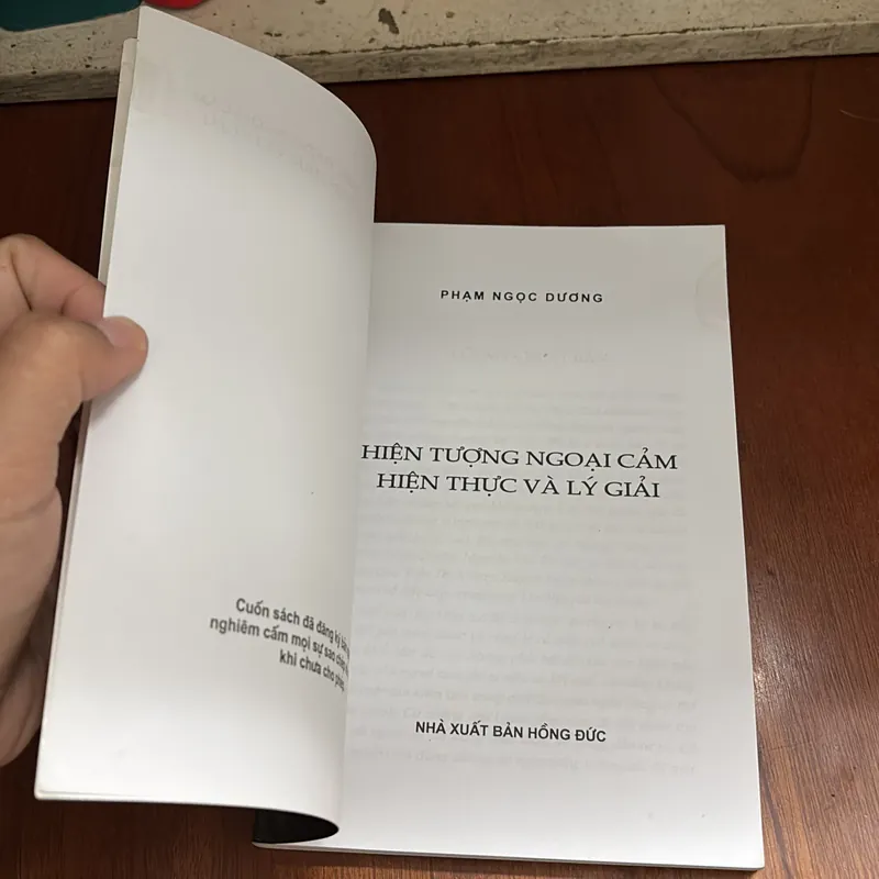 II Sách Tâm Linh: Hiện Tượng Ngoại Cảm _ Hiện Thực Và Lý Giải - Phạm Ngọc Dương - 2008 716777