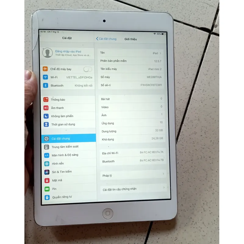 Ipad mini 2,xài tốt,chụp đẹp,loa rõ 720377