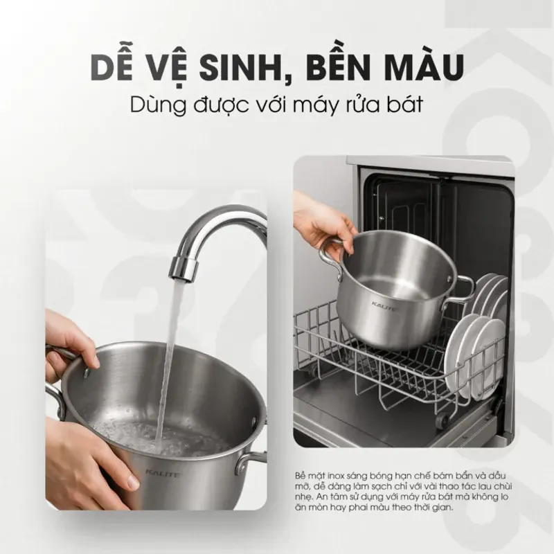🍲 Bộ 3 nồi inox liền khối KALITE KCS366 – 3 size linh hoạt, bền đẹp tuyệt hảo! 788028