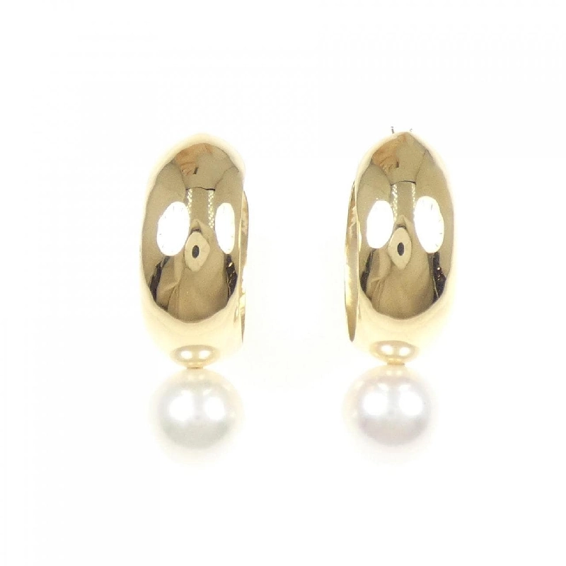 K18YG Bông tai ngọc trai Akoya 8.5mm - Hàng hiệu Chính hãng 871065