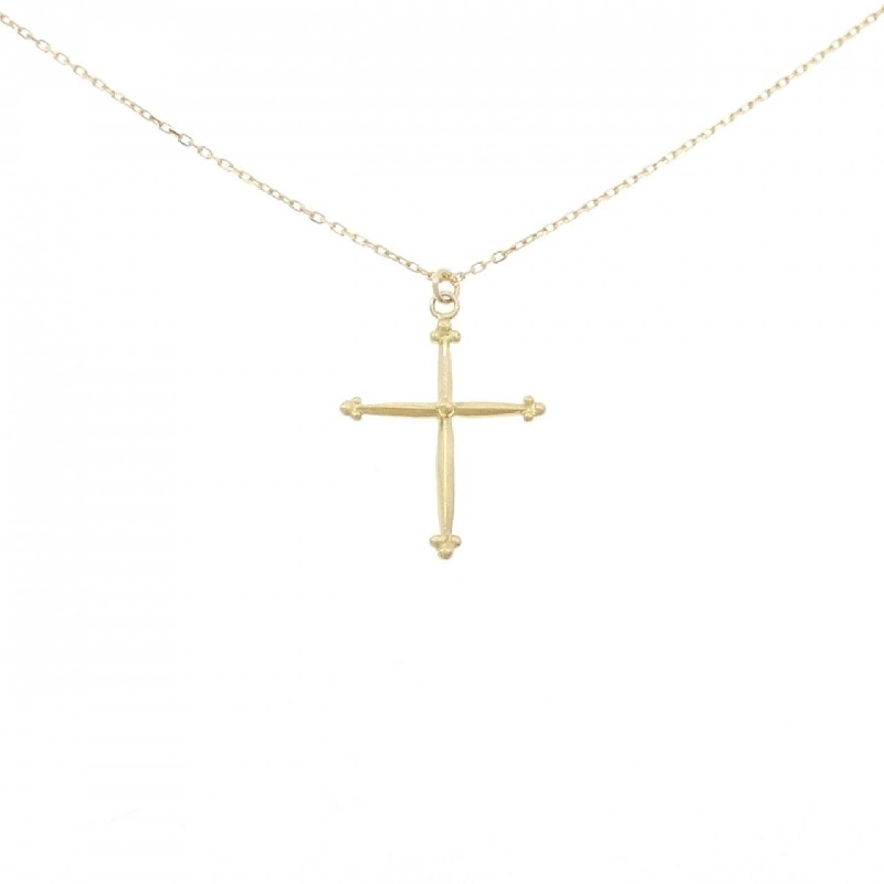 K18YG Dây chuyền hình chữ thập - Hàng hiệu Chính hãng 858827