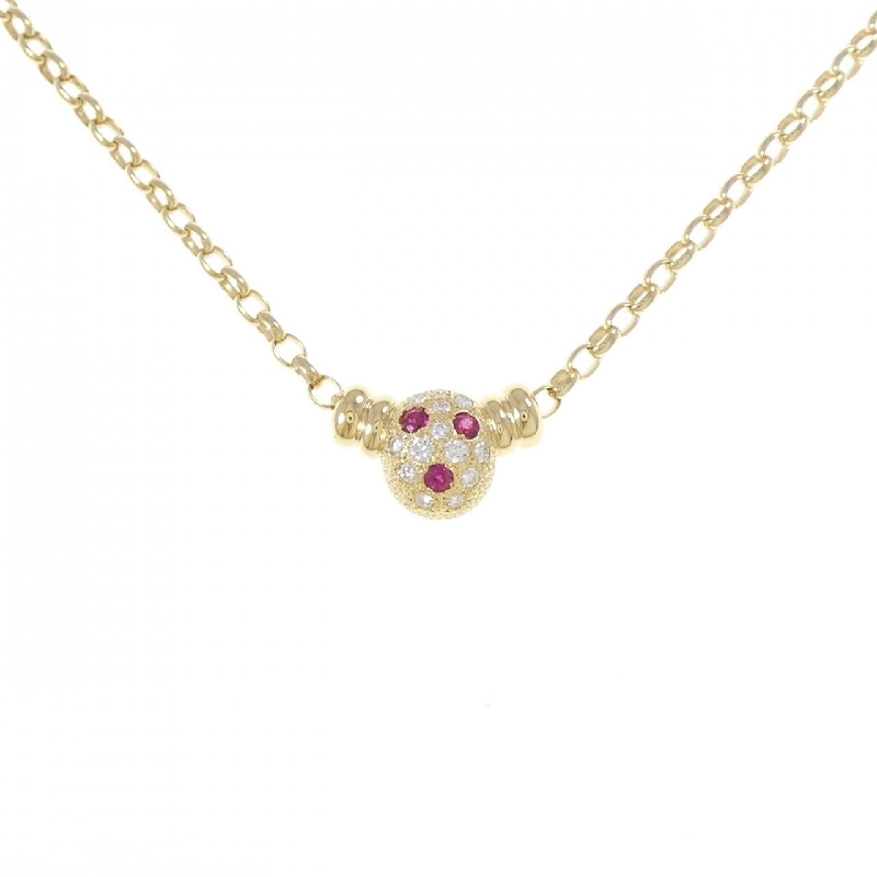 Mikimoto Ruby Necklace - Hàng hiệu Authentic 843588