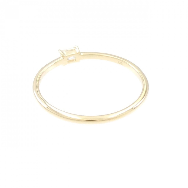 【Tái chế】Nhẫn kim cương K18YG 0.10CT 668304