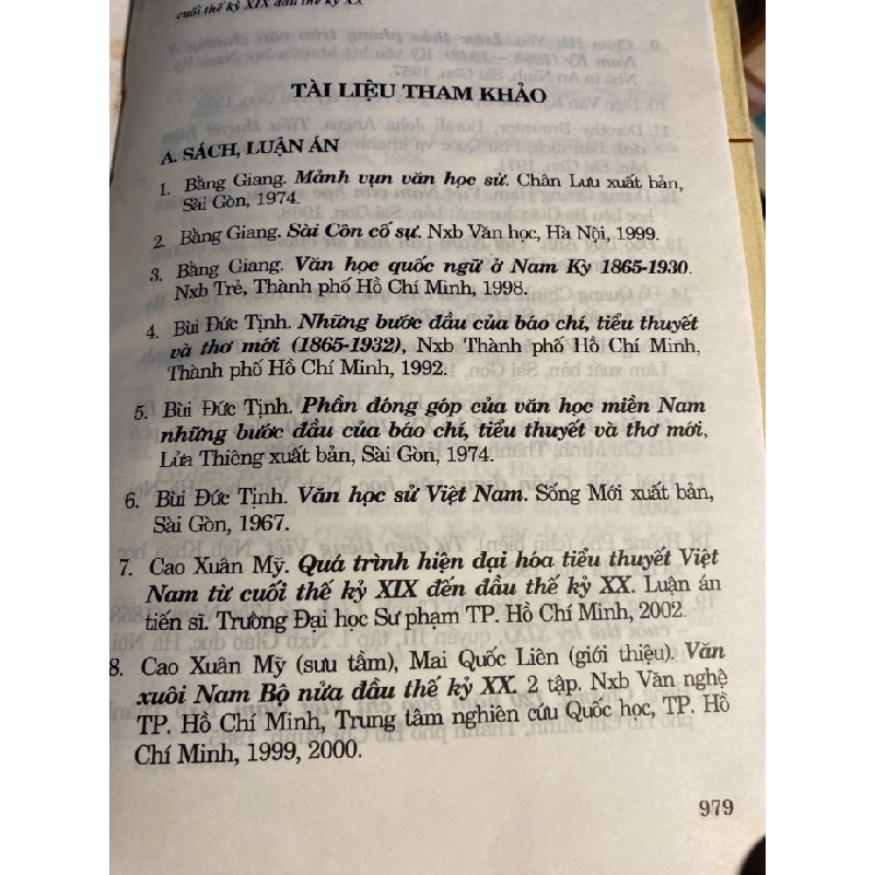 Tiểu thuyết Nam Bộ cuối thế kỷ XĨ đầu thế kỷ XX- Nguyễn Kim Anh chủ biên- Sách lưu kho mới 90%- Năm XB 2004 408313