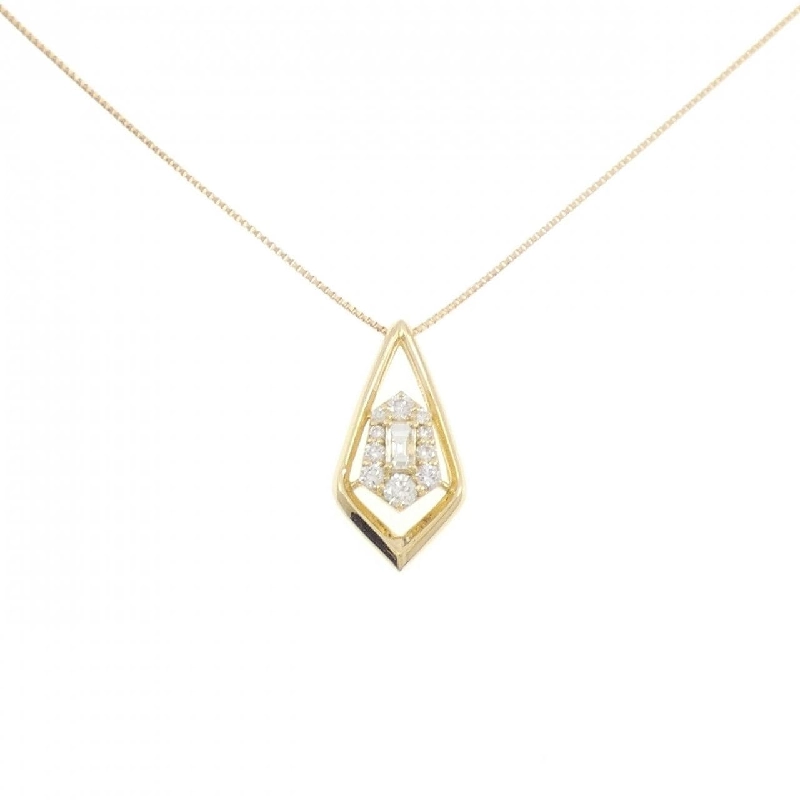 K18YG Dây chuyền kim cương 0.25CT - Hàng hiệu Chính hãng 860466