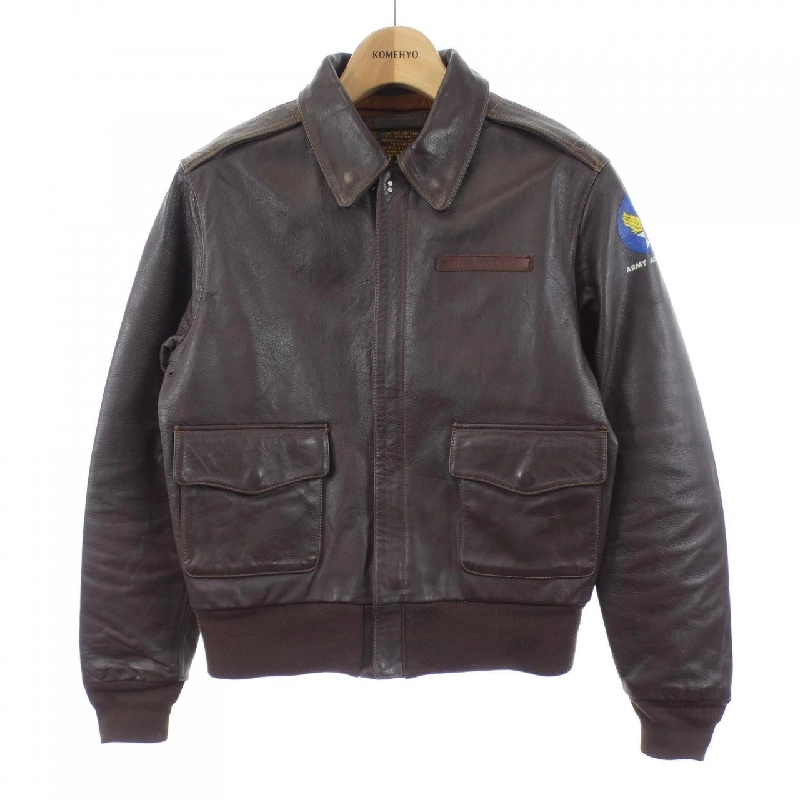 MORGAN PRODUCTIONS TYPE A-2 Áo khoác da - Hàng hiệu Authentic 886533