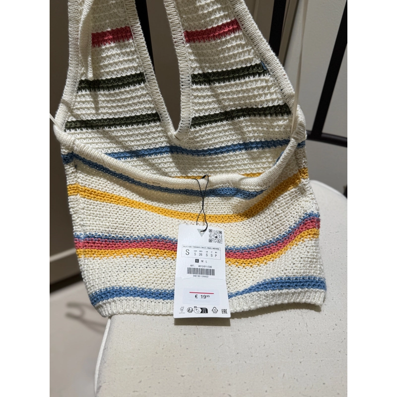 Áo len móc Zara Auth 383914