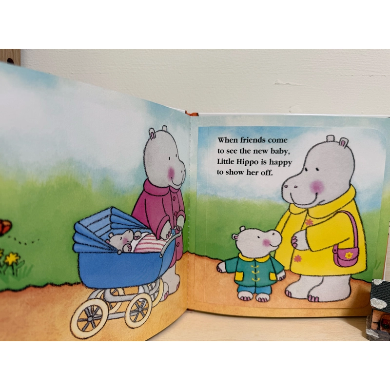 📘Little  Hippo's New baby (a lift-the-flap story) 🦛 527358