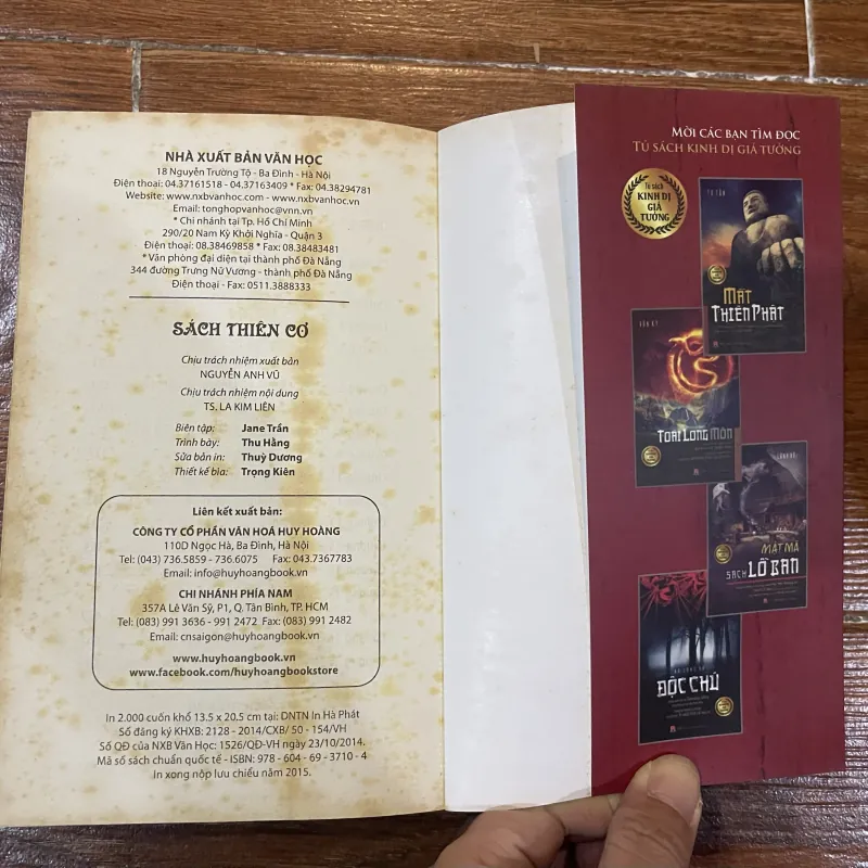 Tủ Sách Kinh Dị Giả Tưởng 3 cuốn . Mắt Thiên Phật . Toái Long Môn . Sách Thiên Cơ  763228