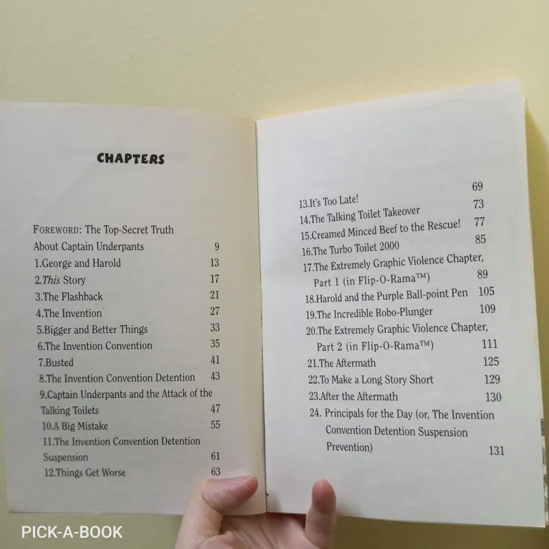 Truyện tranh Tiếng Anh vui nhộn cho trẻ em Captain Underpants: Talking Toilets 992011