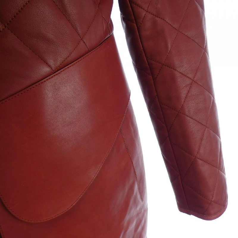 【Mã giảm giá】Áo khoác da HERMES 642503