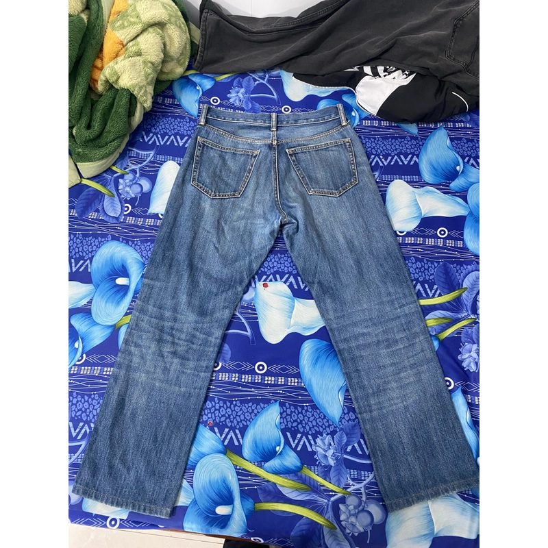 quần ống suông jeans Uniqlo. Chuẩn chính hãng số3  531021