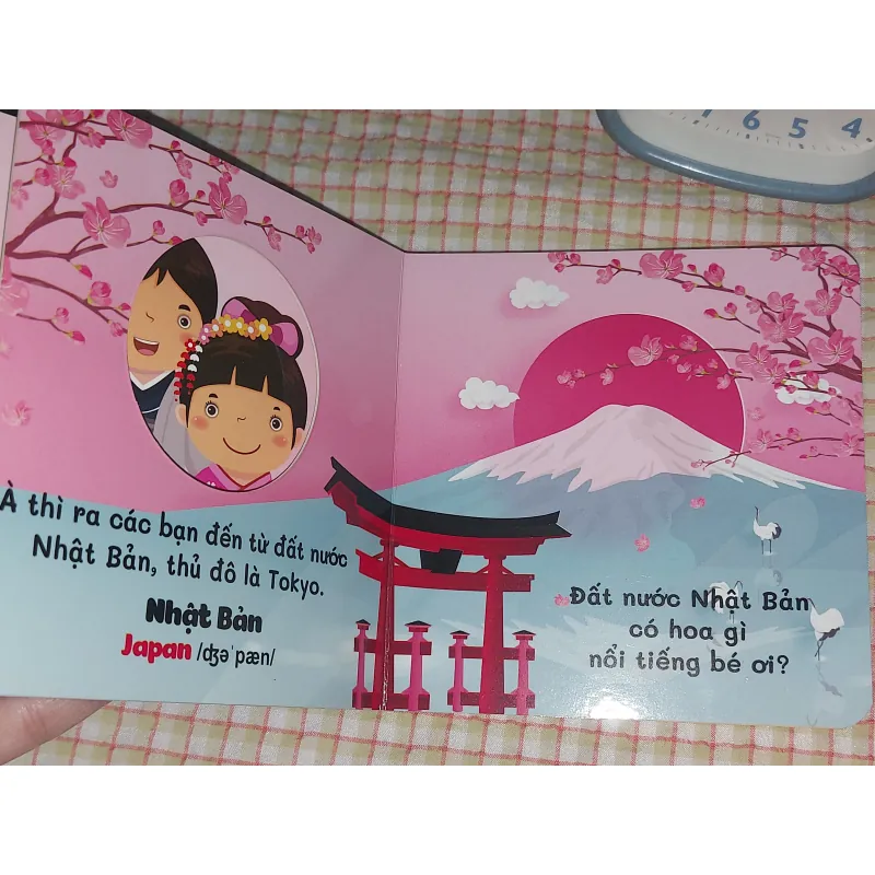 Sách gỗ  ĐỐ BÉ Ở SAU LÀ GÌ?  - chủ đề: TRANG PHỤC 📖 song ngữ Anh - Việt 🔤 713406