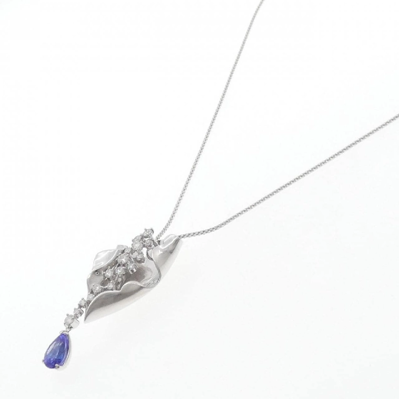 K18WG Đá Tanzanite Dây Chuyền 2.25CT - Hàng hiệu Chính hãng 858125