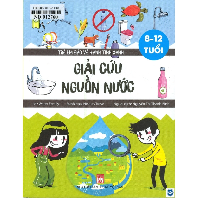 Trẻ em bảo vệ hành tinh xanh - Giải cứu nguồn nước (TB-2024) - Water Family STB3039 Mẹ và bé 535724