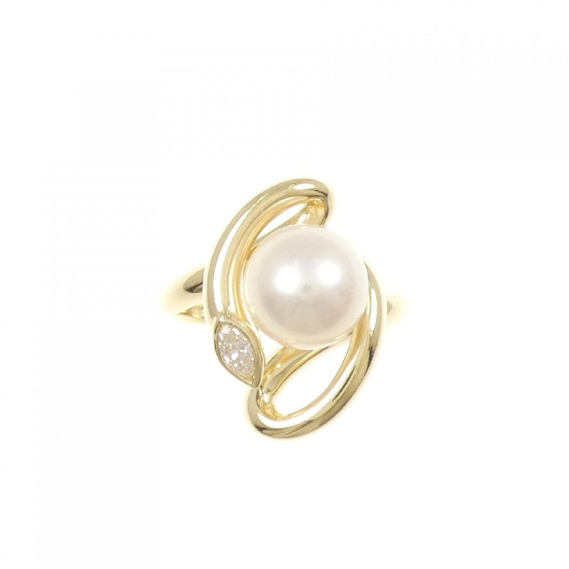 Nhẫn ngọc trai Akoya K18YG 8mm - Hàng hiệu Authentic 850944