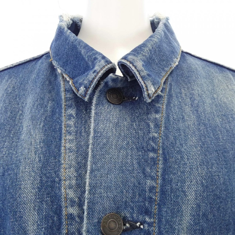 BALENCIAGA 493609 TXE08 Áo khoác denim - Hàng hiệu Authentic 816439