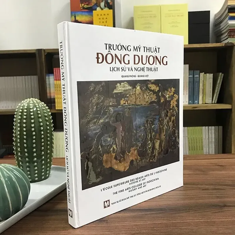 Trường Mỹ Thuật Đông Dương - Lịch Sử Và Nghệ Thuật (bìa cứng khổ lớn - sách in  màu) 1020294