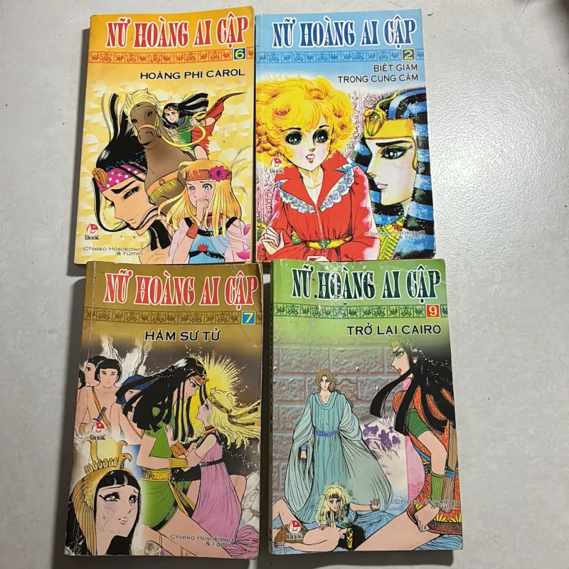 Nữ hoàng Ai Cập Tập lẻ 2, 6, 7, 9 (4 cuốn) (Co) 754435