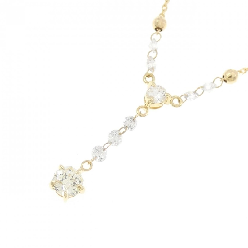 K18YG Dây chuyền kim cương 0.166CT - Hàng hiệu Chính hãng 858363