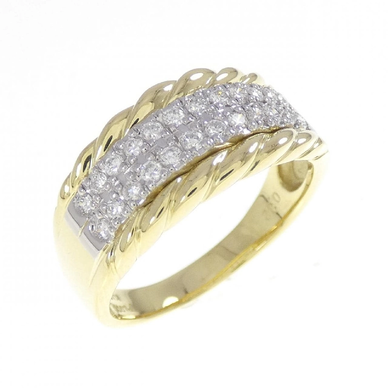 Nhẫn kim cương K18YG/PT900 0.32CT - Hàng hiệu Chính hãng 848995