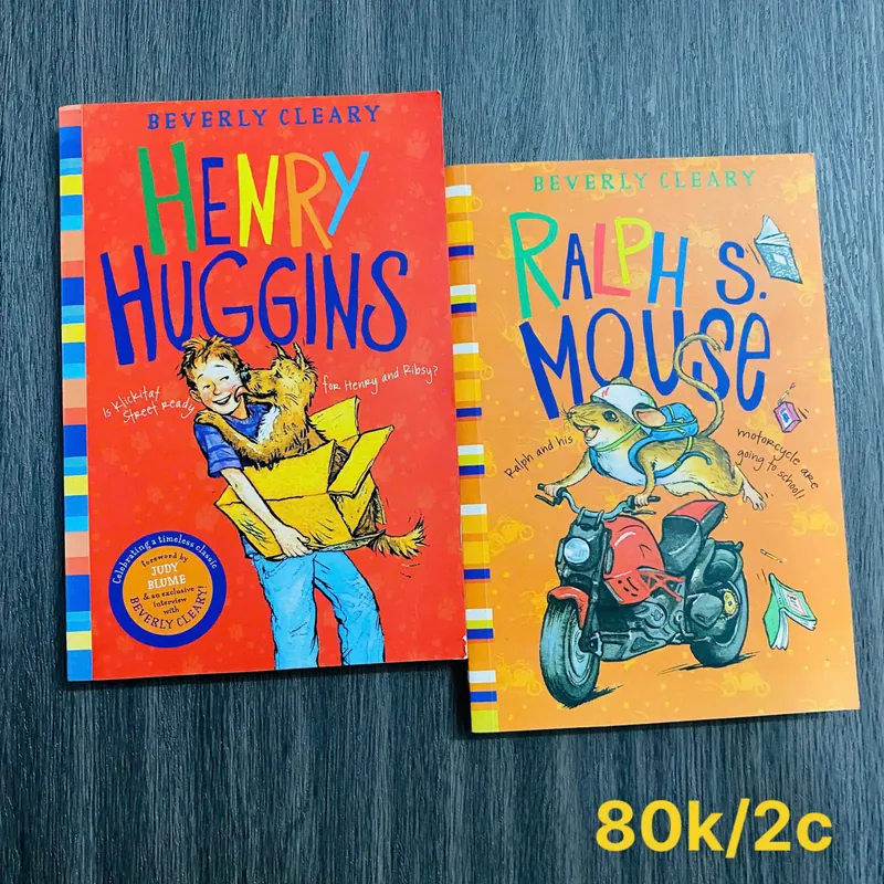Henry Huggins và  Ralph S. Mouse  - BỘ 2 Quyển- Beverly Cleary#HATRA 564676