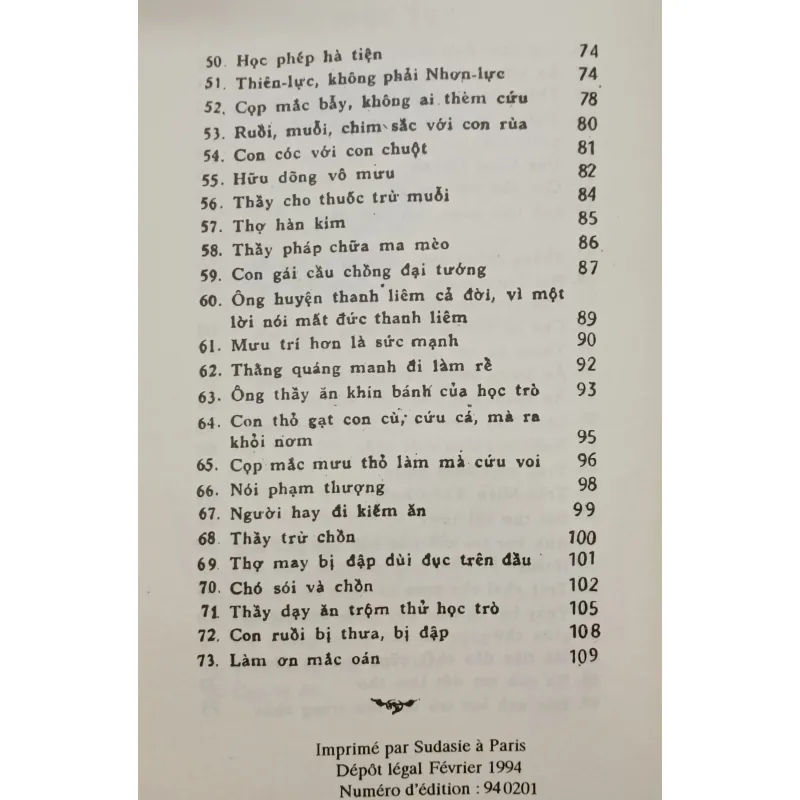 Chuyện đời xưa (Trương Vĩnh Ký) 932935