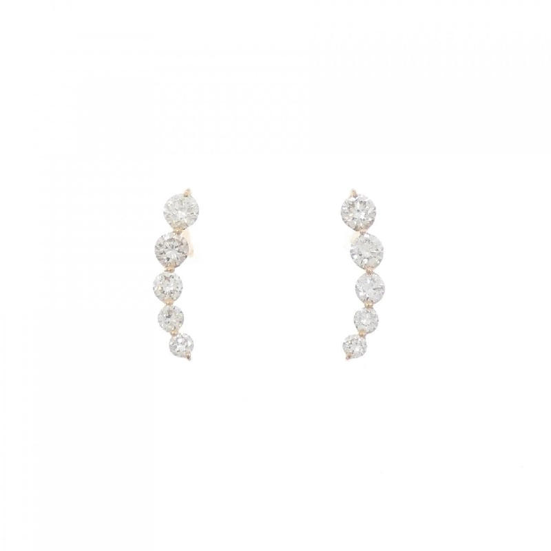 K18PG Bông tai kim cương 0.40CT - Hàng hiệu Chính hãng 863836