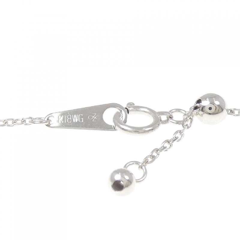 K18WG Dây chuyền kim cương hình trái tim 0.11CT - Hàng hiệu Chính hãng 848222