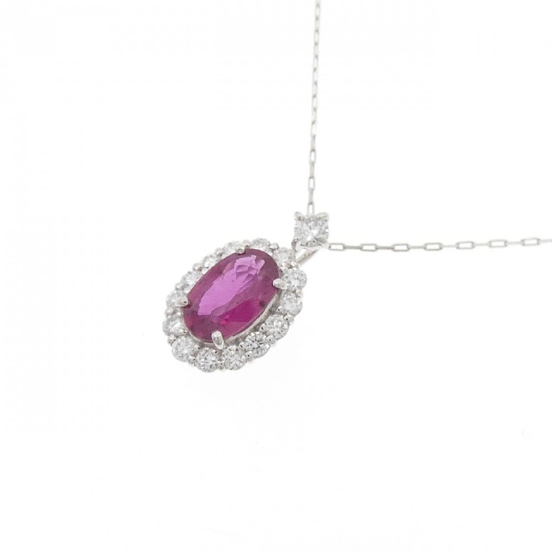 Dây chuyền ruby PT900/PT850 0.45CT - Hàng hiệu Chính hãng 861595