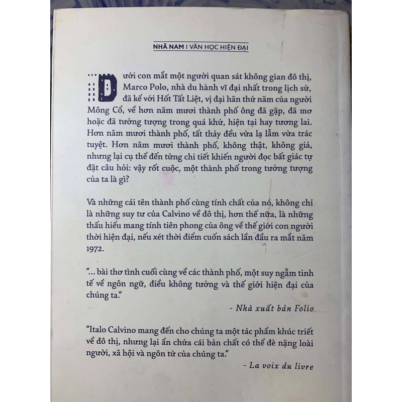 Những Thành Phố Vô Hình - Italo Calvino 542024