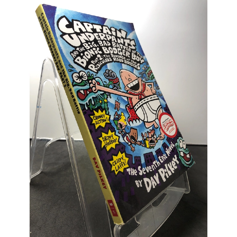 Captain underpants and the big, bad battle of the bionic booger boy SCHOLASTIC mới 85% bẩn nhẹ Dav PILKEY HPB1508 NGOẠI VĂN 458574