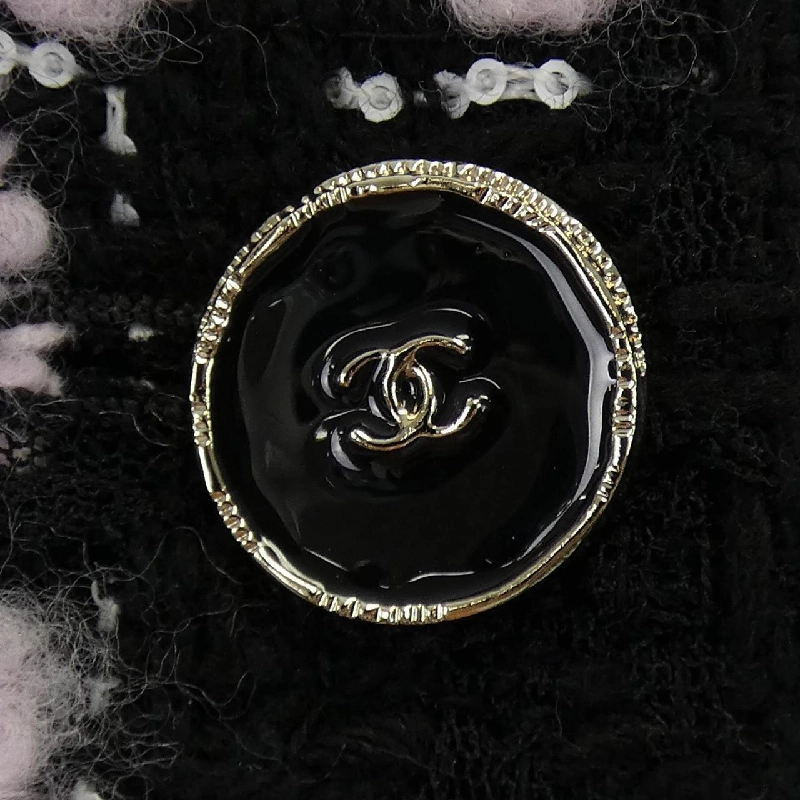 CHANEL LOOK12 P80405V72615 25B Áo khoác không cổ - Hàng hiệu Authentic 822462