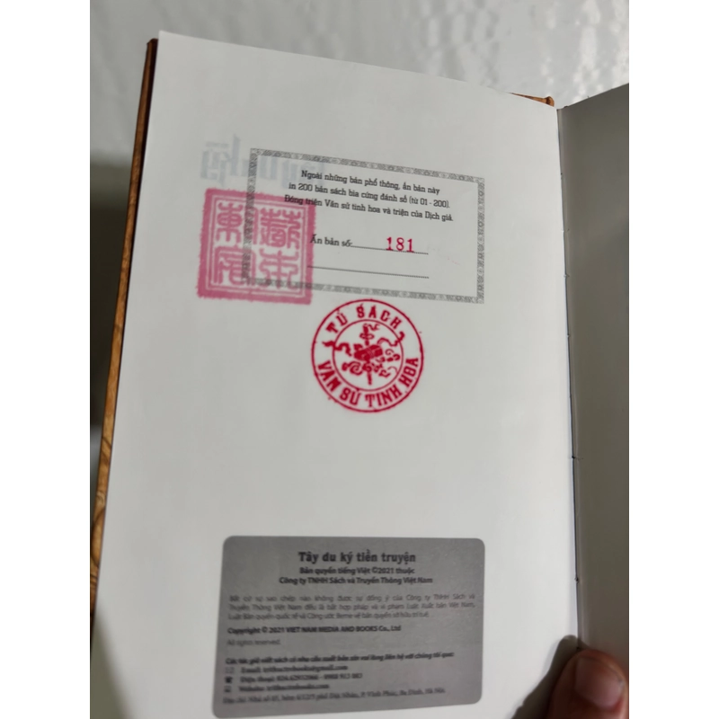 Tây Du Ký tiển truyện - Bìa cứng S200 - đánh số 181  520914
