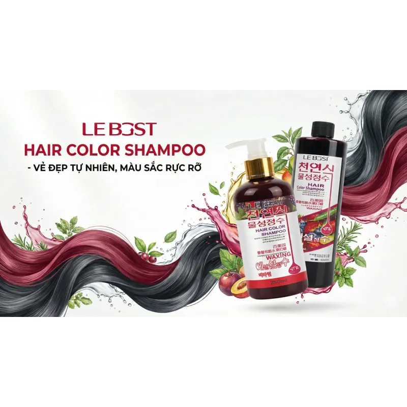 DẦU GỘI NHUỘM PHỦ BÓNG TRÁI CÂY 250ML/500ML (NEW 2026) 762140