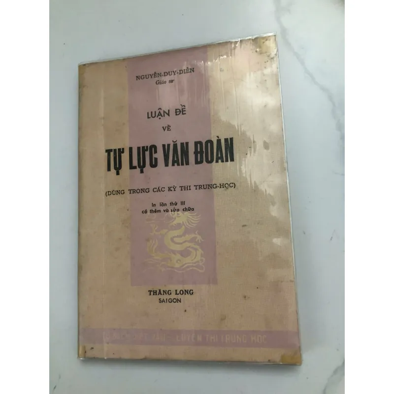 Luận đề về Tự Lực Văn Đoàn – Giáo sư Nguyễn Duy Diễn 689923