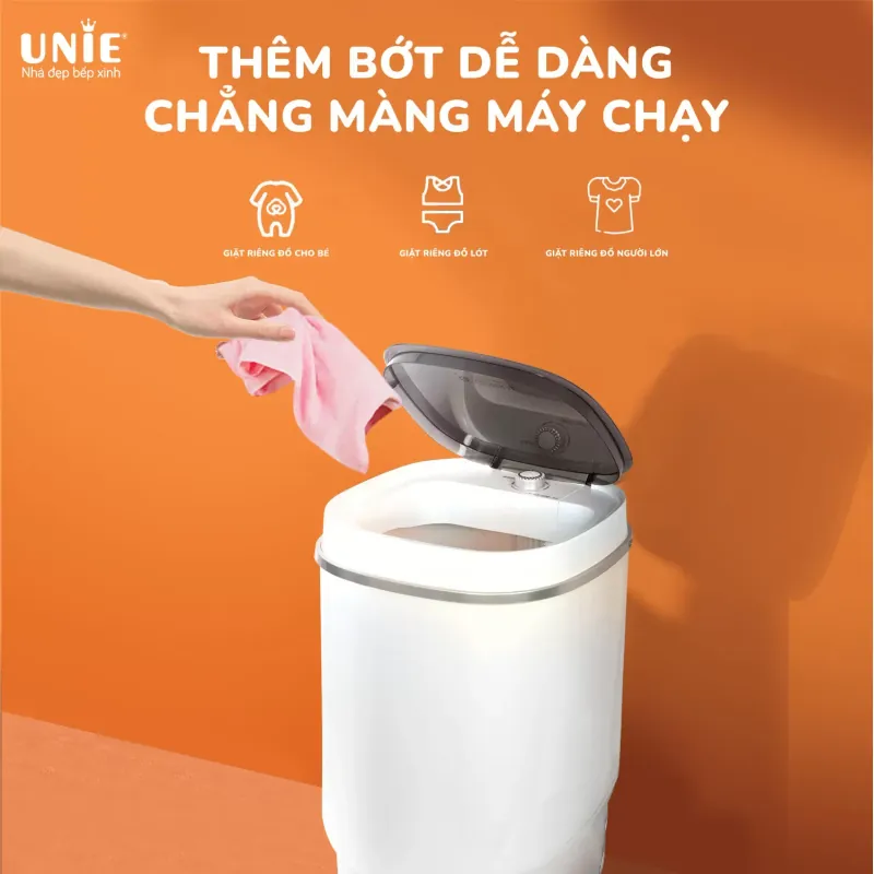 🧺 MÁY GIẶT MINI UNIE UMW40 – NHỎ GỌN TIẾT KIỆM DIỆN TÍCH, GIẶT NHANH TIỆN LỢI 🧺 726122