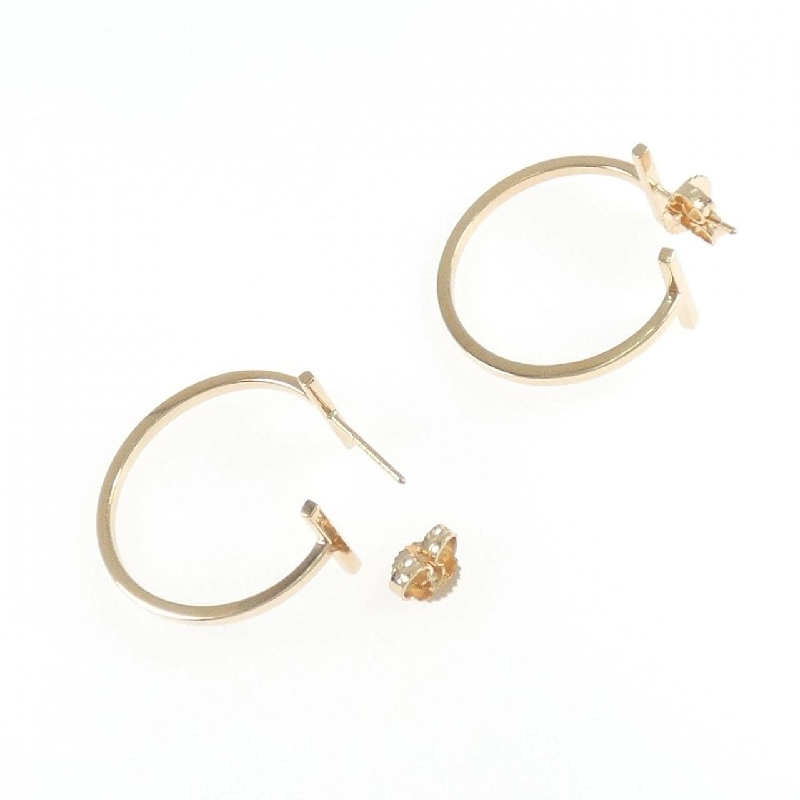 Bông tai T-Wire hoop medium Tiffany - Hàng hiệu chính hãng 846416