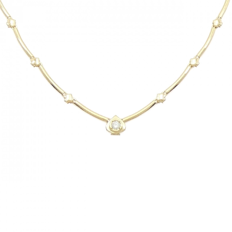 K18YG Dây chuyền kim cương 0.12CT - Hàng hiệu Authentic 856443