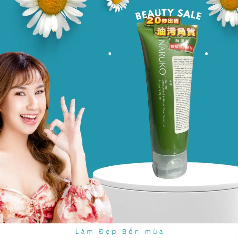 Tẩy Tế Bào Chết Mặt Naruko Tràm Trà 120ml CHÍNH HÃNG 598229