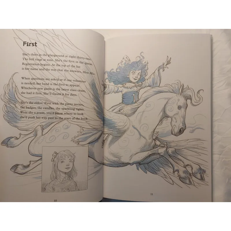 A KID IN MY CLASS - Rachel Rooney • Minh họa: Chris Riddell - Bìa cứng, khổ lớn, mới 99% 764556