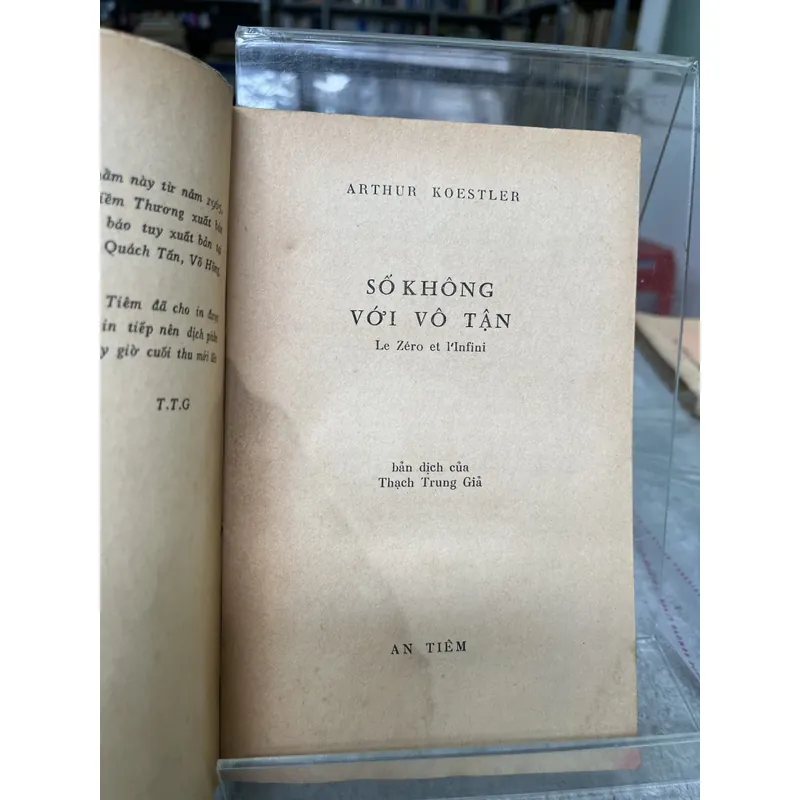SỐ KHÔNG VỚI VÔ TẬN- ARTHUR KOESTHER 704169