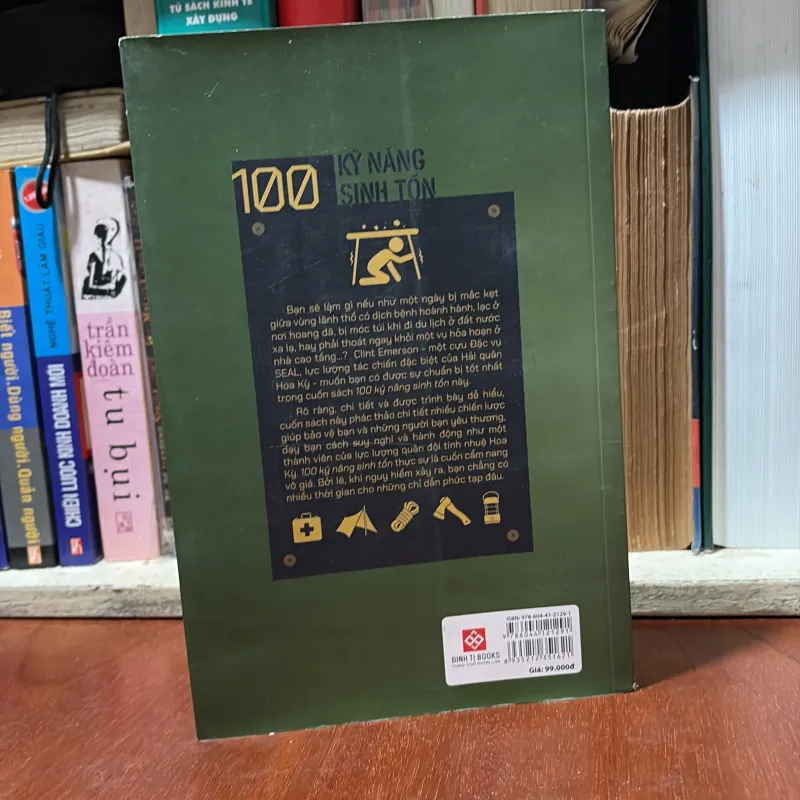 II Sách Kỹ Năng: 100 Kỹ Năng Sinh Tồn (Tủ Sách Bách Khoa Tri Thức) - CLINT EMERSON - 2024 745923